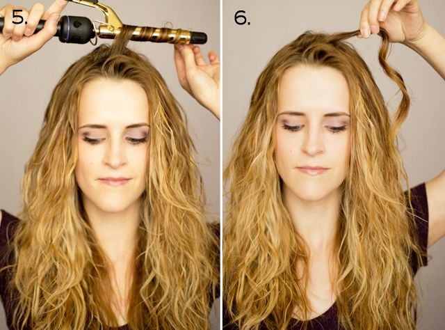 Fake Natural Curl Steps5 - 6